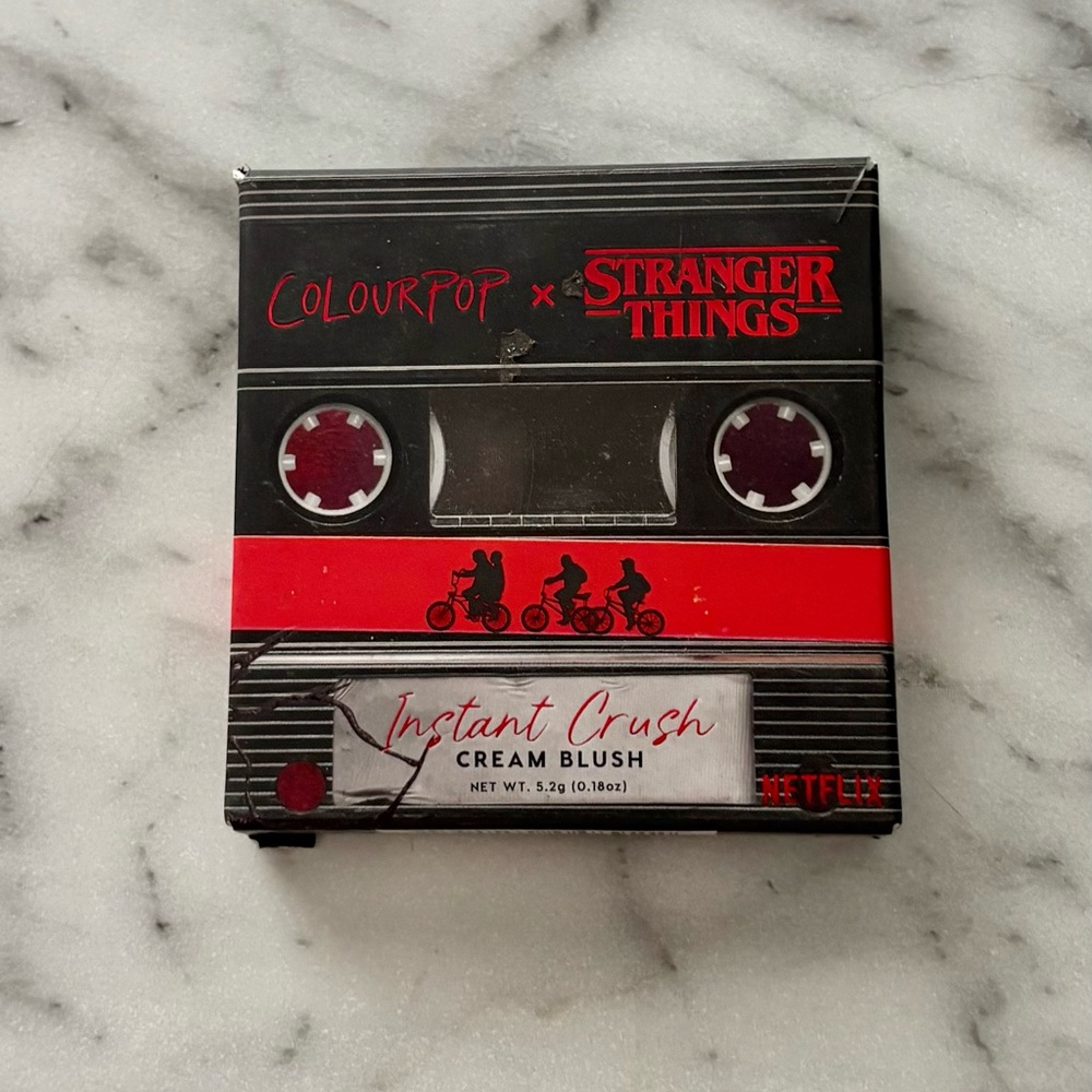 ColourPop x Stranger Things InstantCrush Cream Blush-Byers PHActivated Pink